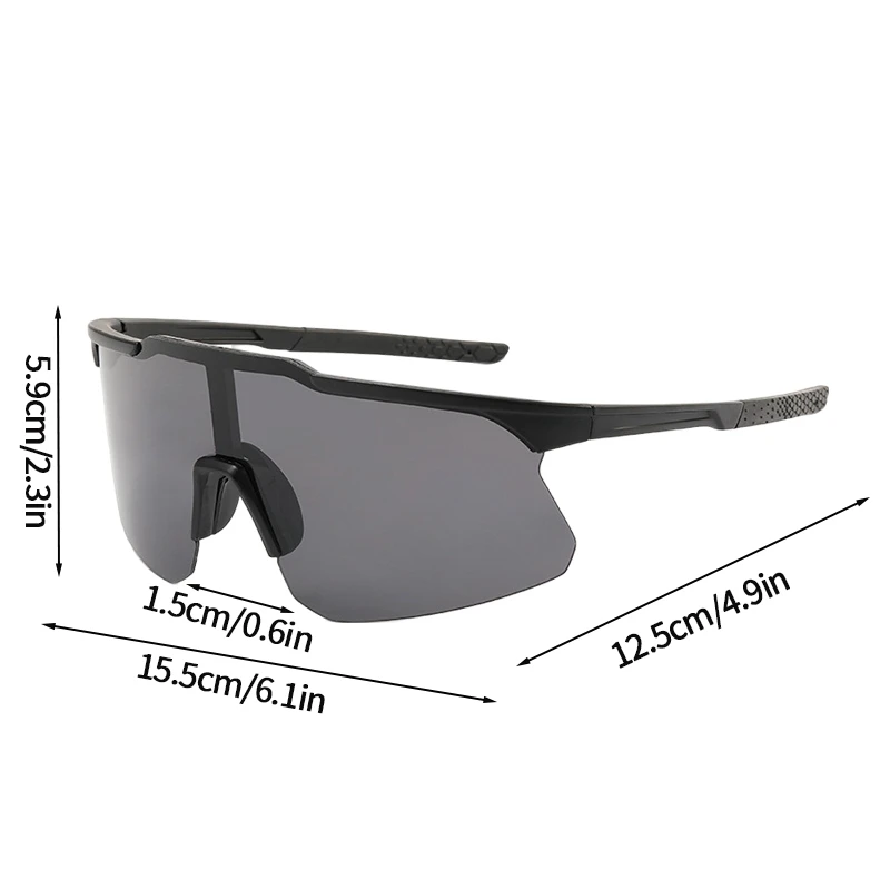 Unisex UV Protection Outdoor Sports Sunglasses for Cycling, Running, and Fishing