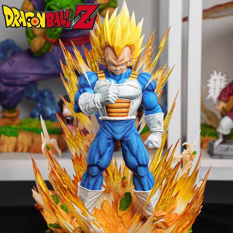 

34.5cm Anime Dragon Ball Z Figure Cs Vegeta Action Figurine Son Goku Collection Pvc Model Statue Desk Decoration Ornament Toy