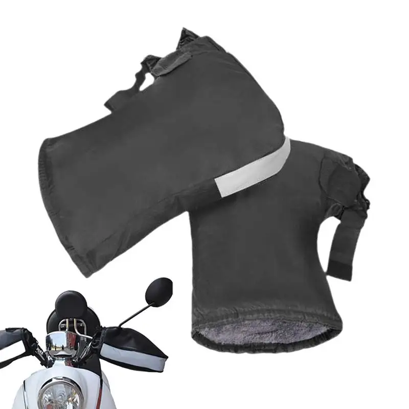 

Motorcycle Handlebar Muffs Scooter motorbike Windproof Winter Gloves Thick Warm Handlebar Muff bike Mittens Grips gloves