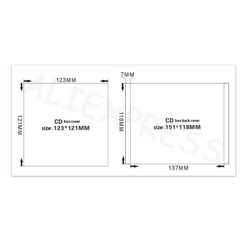 투명한 바닥이 있는 빈 CD 박스, PP 플라스틱 CD 케이스 (12개 디스크 보관 및 보호용)