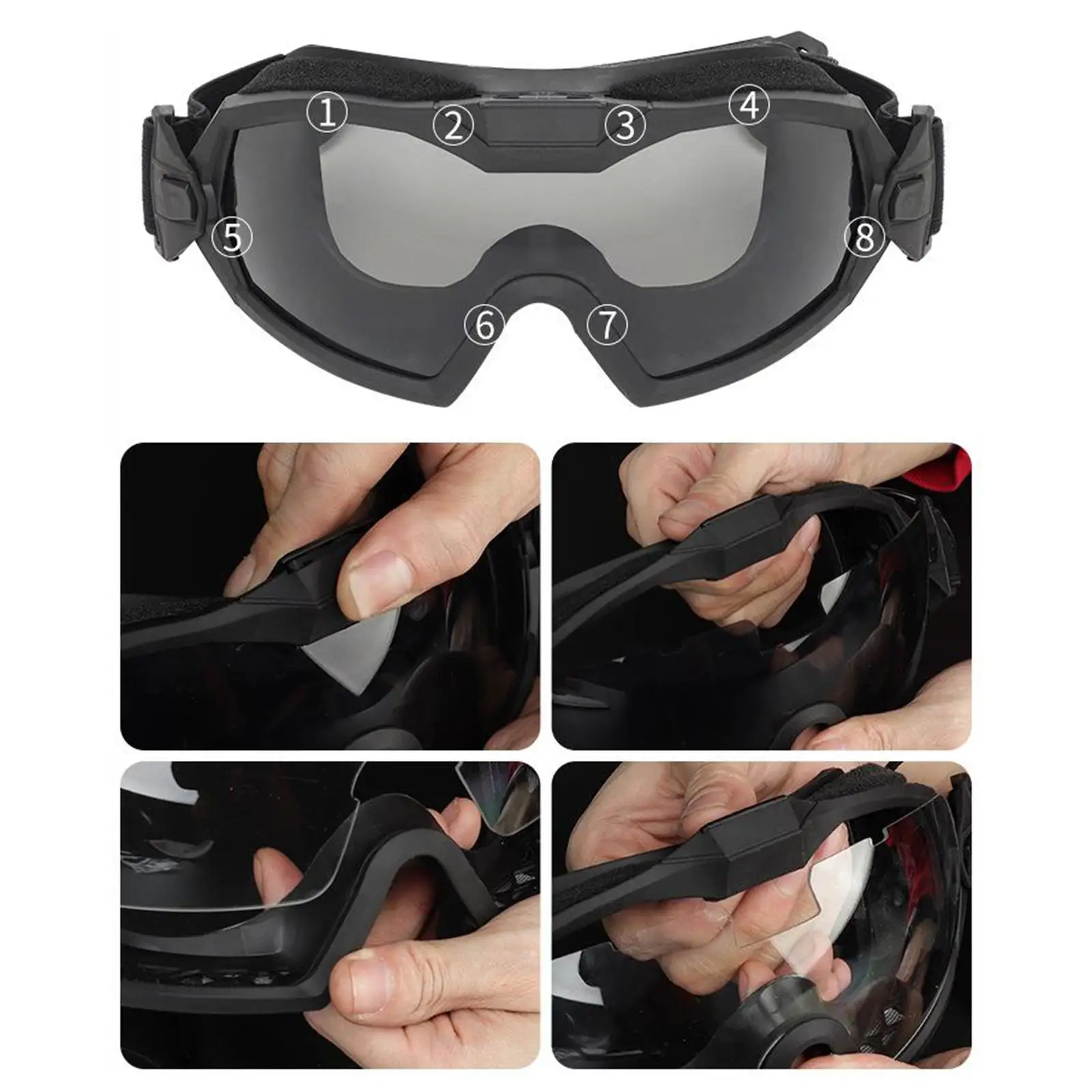 Lunettes de sécurité pour enfants pour la protection des yeux, lunettes Nerf,  fête scientifique, école, anti-rayures et impact - AliExpress