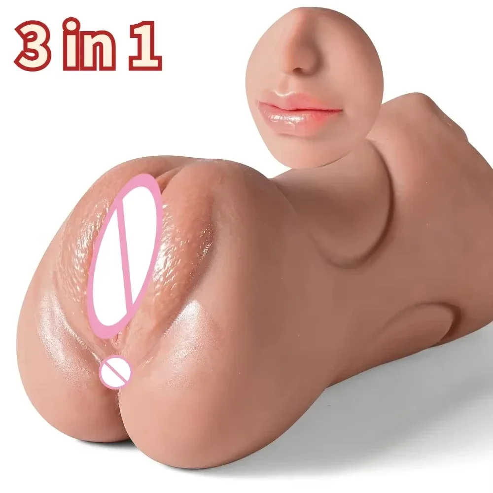 Masturbator Maschile 3 In 1 - Masturbatore Realistico E Versatile_voghion.com