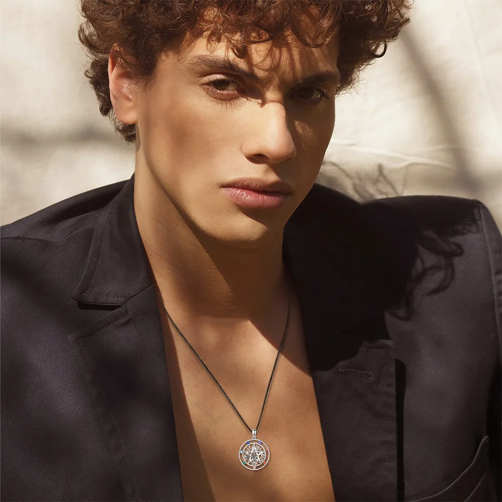 7 Chakra Tetragrammaton Silver Necklace - Image 2