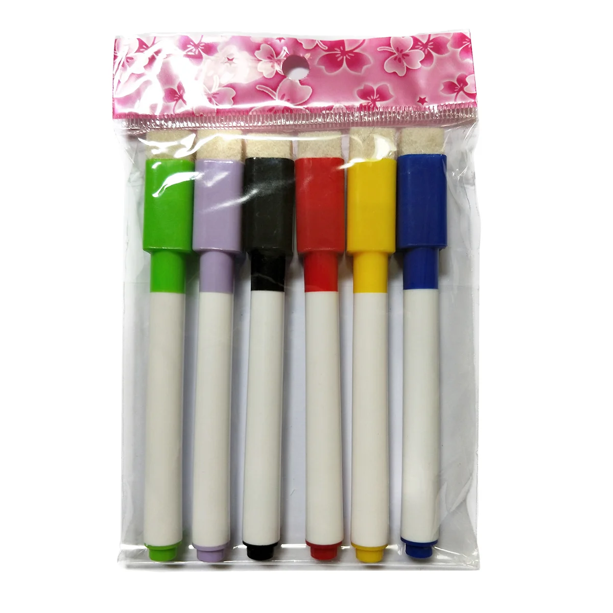 6 Pcs White White White Marker Pen Markers Erasable Board Whiteboard Pens Earth Tones coloured pencils simulation tyre holder stylish tire storage earth tones office