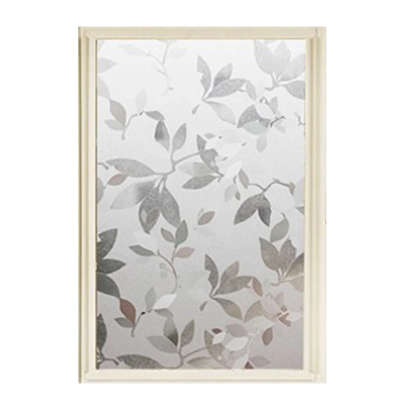 

Customized Length Transparent Leaves Static Cling Removable Window Film, Stained Glass Sticker, Decorative, 29-90cm