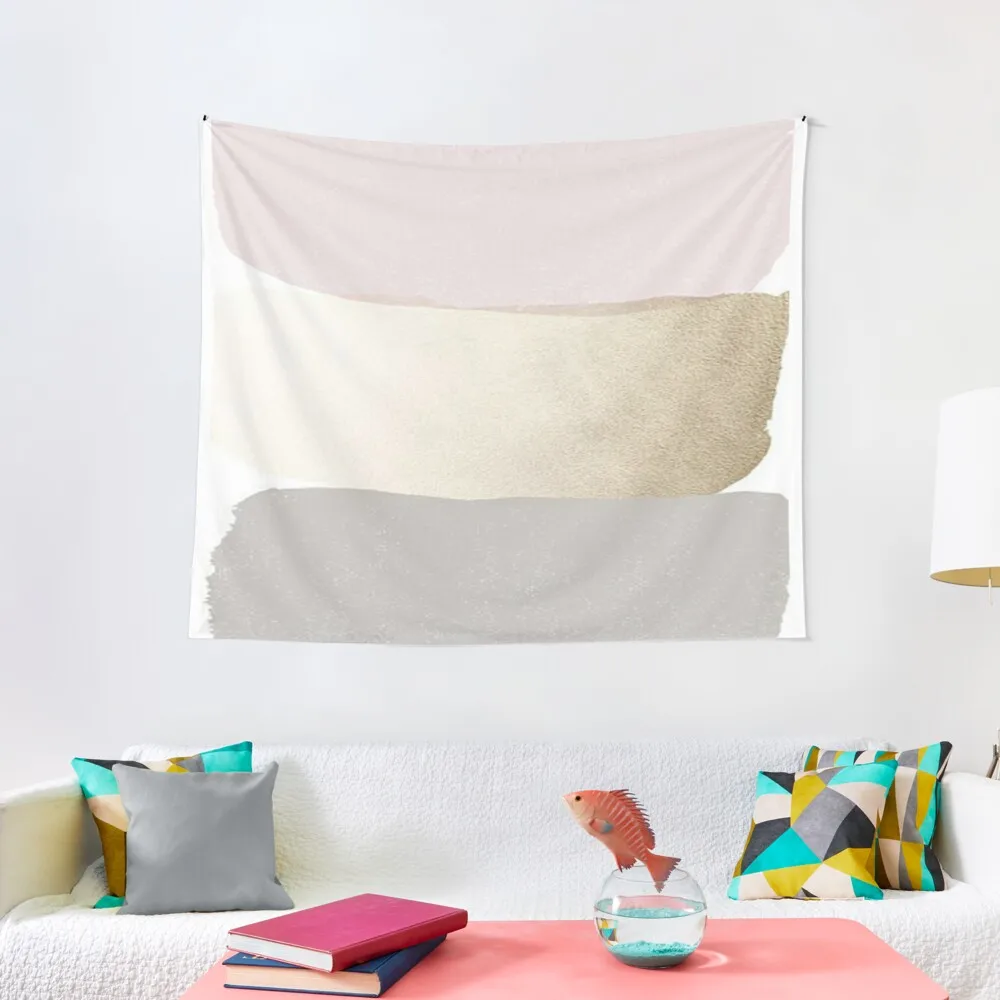 

Gold Paint Stroke Tapestry Moon Tapestry