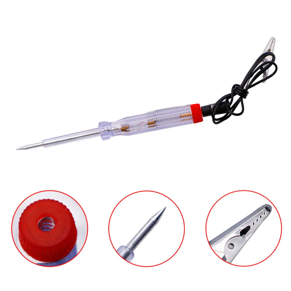 

Auto 6V-24V DC Car Truck Voltage Circuit Tester Car Test Long Probe Pen Voltage Pen Tester Tools
