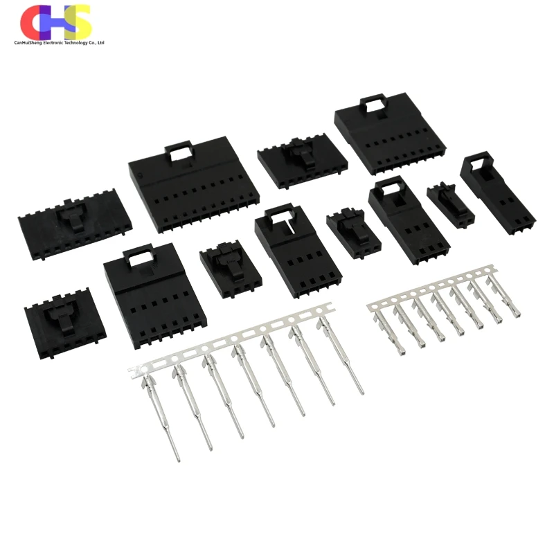 10-Set MX2.54 Durable Locking Dupont Connector Housing (20 Pieces) - Single Row Docking Shell