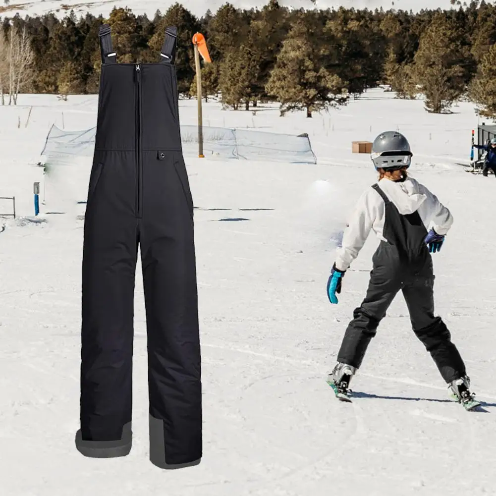 Thickened Snow Pants Winter Waterproof Windproof Jumpsuits Outdoor Trousers Trekking Camping Ski Pants Cold Weather Overalls