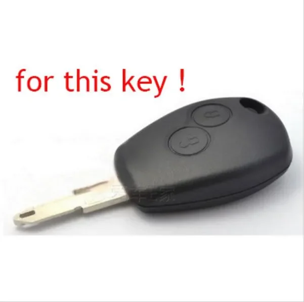 Silicone Car Key Case For Renault 2 button Clio Scenic Megane Duster Sandero Captur Twingo Modus Remote Control