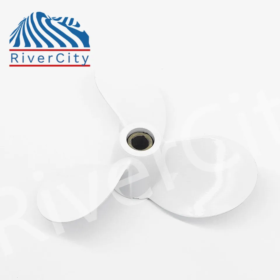 RiverCity Outboard Propeller 9 1/4x10 3/4 For Yamaha 9.9HP 15HP F20 Boat Motor Aluminum Pin Drive Screw Marine Engine Part