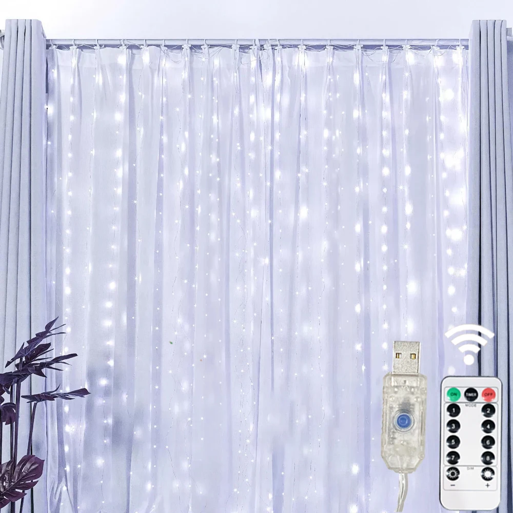 Enchanting LED USB-Powered Fairy Lights with 8 Magical Modes for Home and Celebration Decor