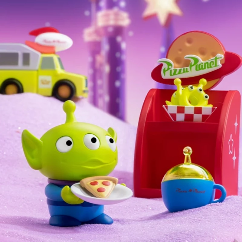 Pizza Planet Buzz And Woody Figures Aliens Pizza Planet Box Set