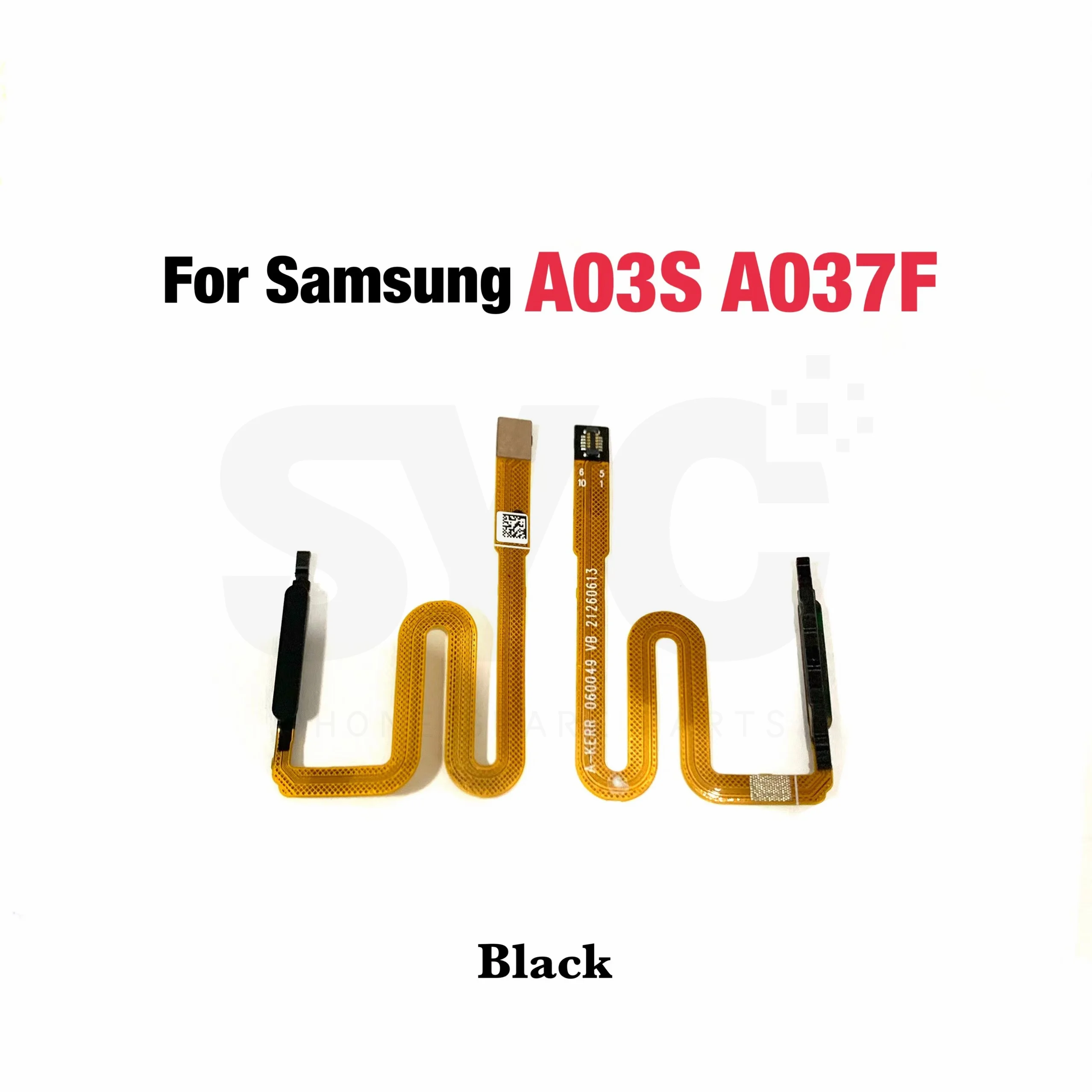 5Pcs/Lot New Fingerprint Scanner For Samsung  A03S A037 A037F ID Home Button Fingerprint Menu Return Key Sensor Flex Cable