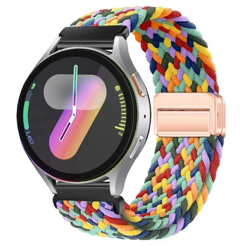 Braided Nylon Magnetic Bracelet Strap - 20mm/22mm