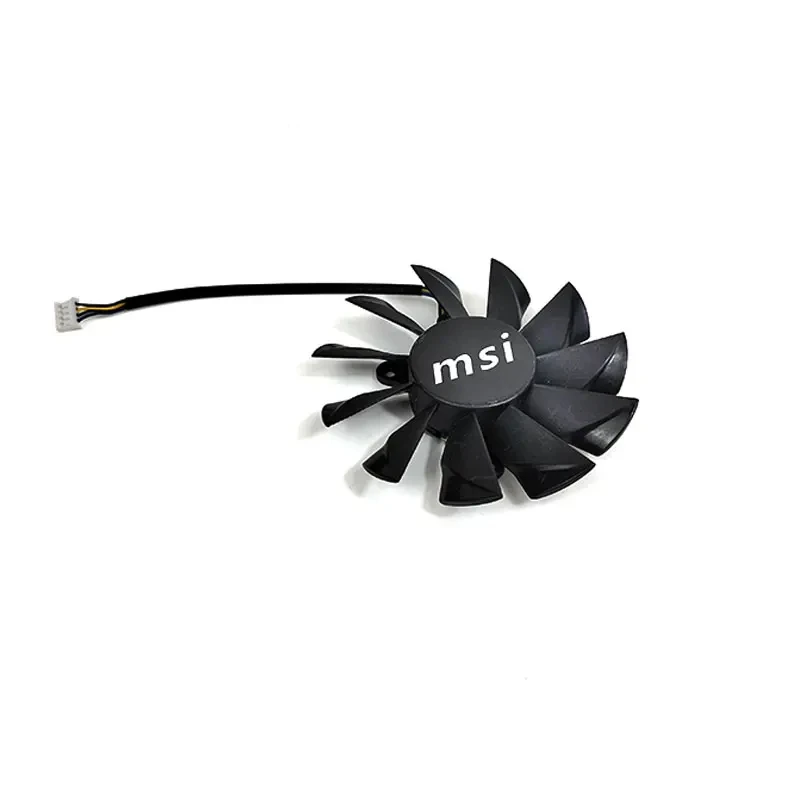 Вентилятор для видеокарты MSI N550GTX Ti/N650/R7 250/N450/R6770, 87 мм, 4 контакта
