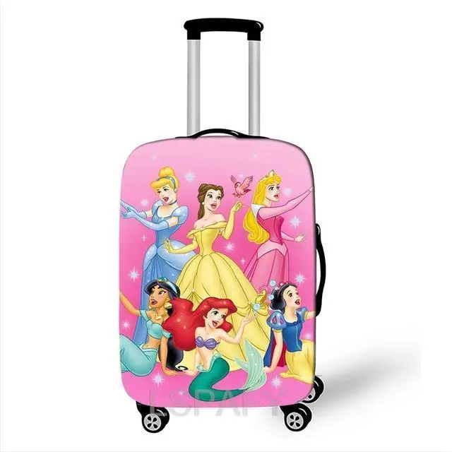 Disney śnieżnobiała księżniczka pokrowiec na bagaż elastyczna pokrowiec ochronny na walizkę do torby podróżnej chroniąca przed kurzem