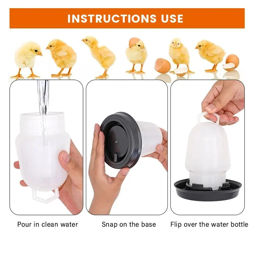 Plastic Automatic Chicken Water Drinker Feeder