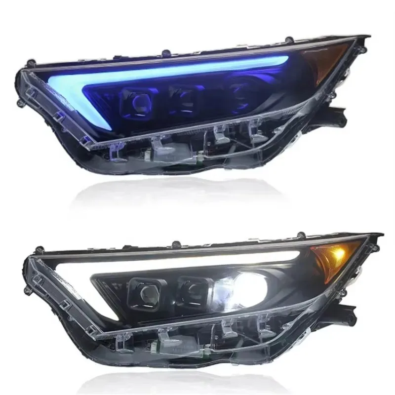 업그레이드 3-렌즈 풀 LED 헤드라이트 DRL 방향 지시등 새 상태 자동차 부품 토요타 RAV4 RAV 4 2019-2022용