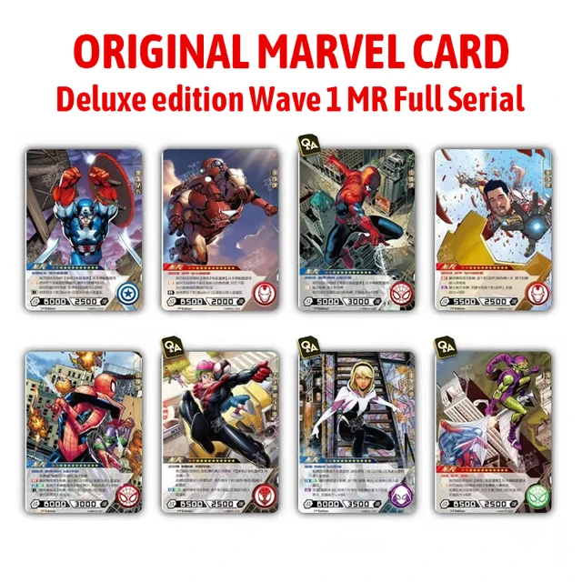 Carte de collection de cartes Marvel pour enfants, carte de luxe, série MR,  cartes rares, Black Panther, MEDk Groot, Wave 1, 8 pièces - AliExpress