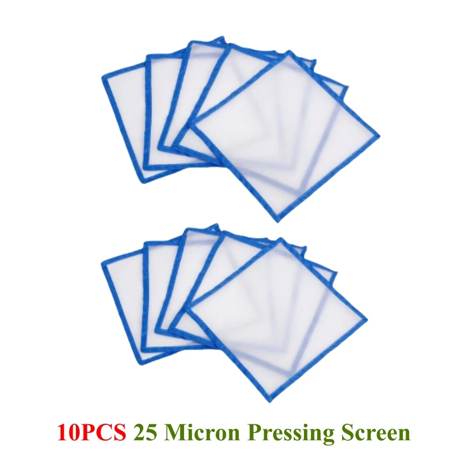 10PCS 25 Micron Herbal Hash Bubble Ice Bag Pressing Screens Essential Component for the Drying Process 6
