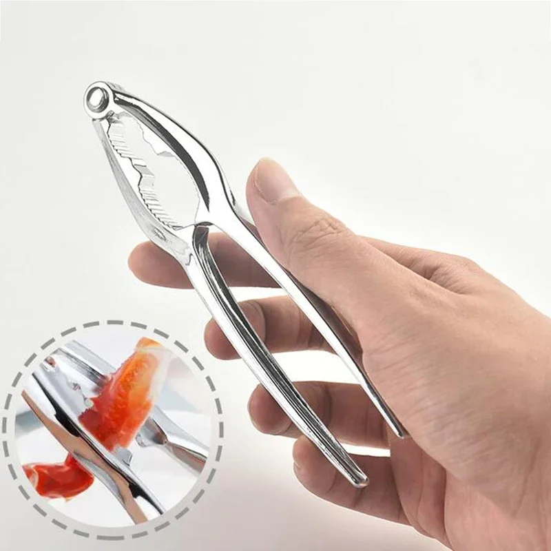 Crab Eating Tools Three-piece Stainless Steel Crab Spoon Fork Crab Clamp Scissors Hairy Crab Seafood Peeler  Kitchen Gadgets