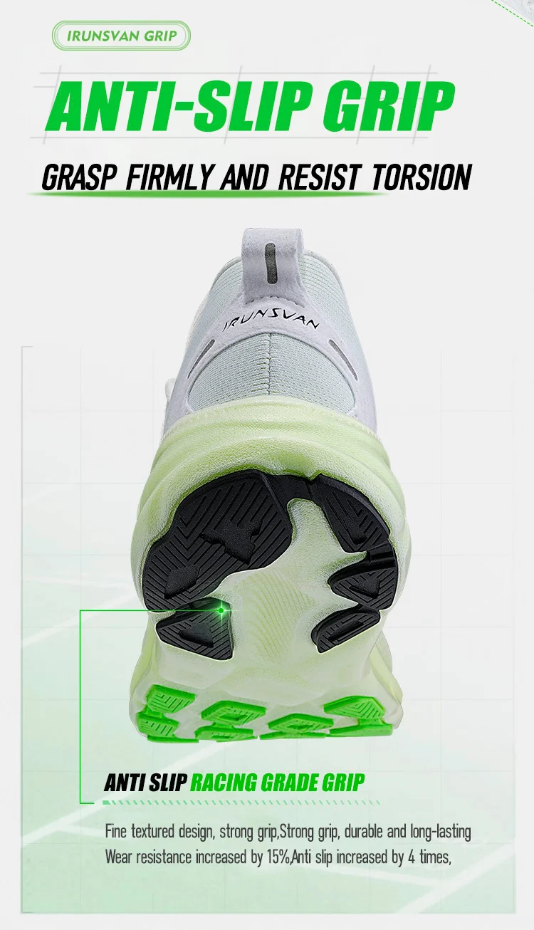 IRUNSVAN T800 Carbonfaser Gepolsterte Freizeitschuhe Laufschuhe für Herren und Damen 113 – Detail 15