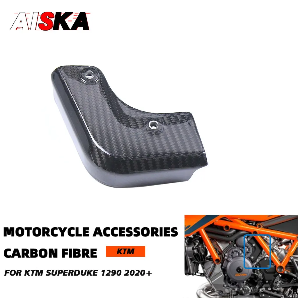 

3K Carbon Fiber Engine Side Cover Shield Fairing Kit Motorcycle Modification Accessories For KTM Superduke 1290 R 2020 2021 2022