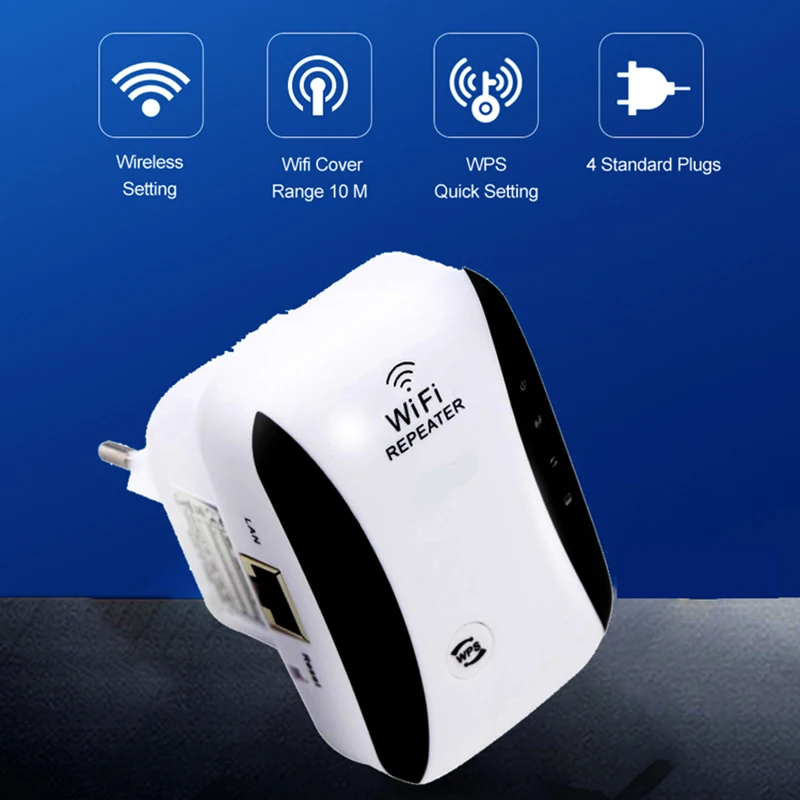 LP300 300M Household Wireless Router Through Walls Repeater Wifi Signal Amplifier The Game Office Antennas Extensi