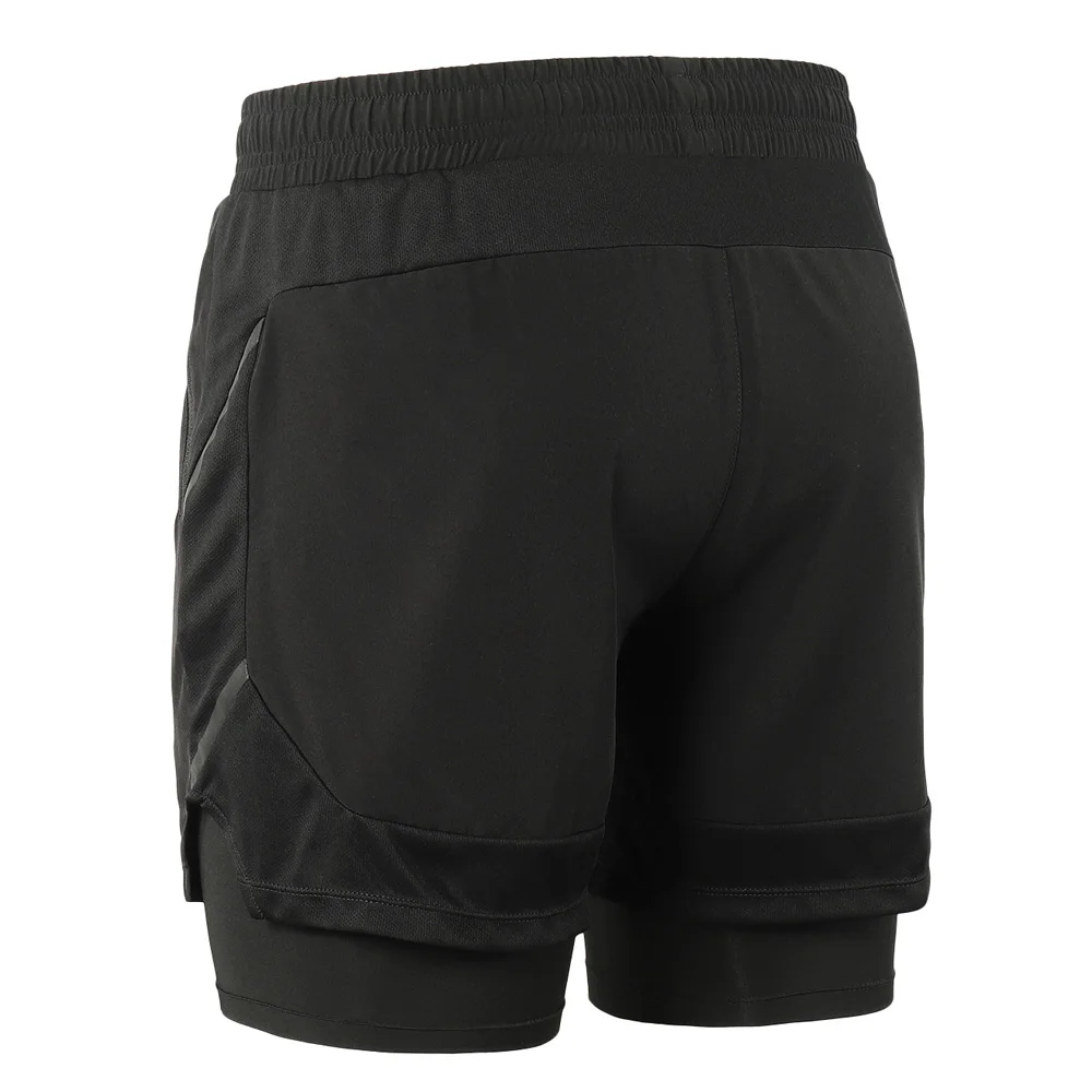 Pantaloncini Da Corsa Uomo Lixada 2 In 1 Con Tasca Nascosta E Passante Asciugamano - Traspiranti E Asciugatura Rapida