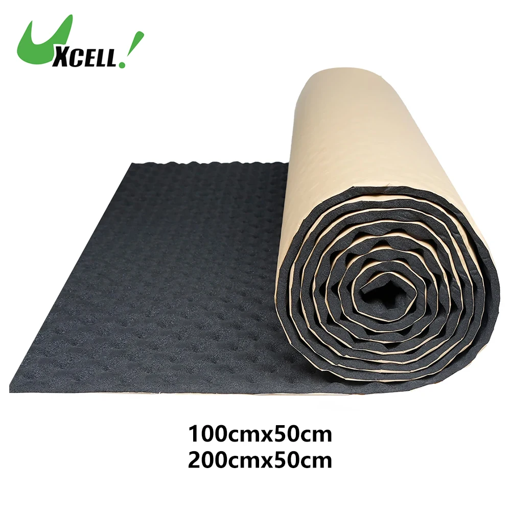 UXCELL 200cmx50cm 100x50cm Sound Deadener Insulation Mat Noise