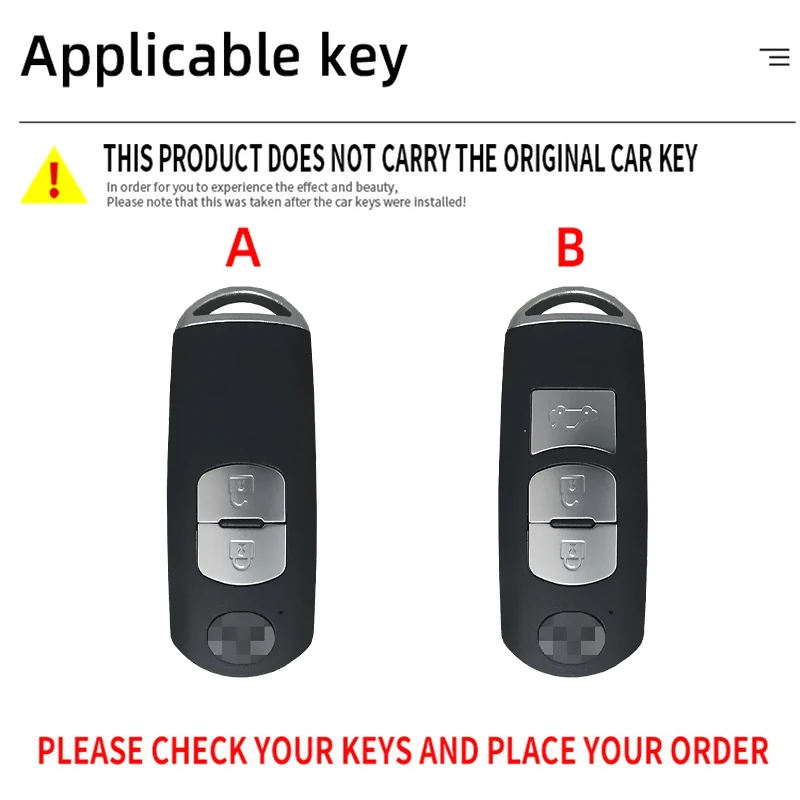 아연 합금 자동차 키 커버 키 케이스, 마쓰다 2 3 6 악셀라 아테나 CX-5 CX5 CX-3 CX-7 CX8 CX-9 2016 2017 2018 2/3 버튼 도매