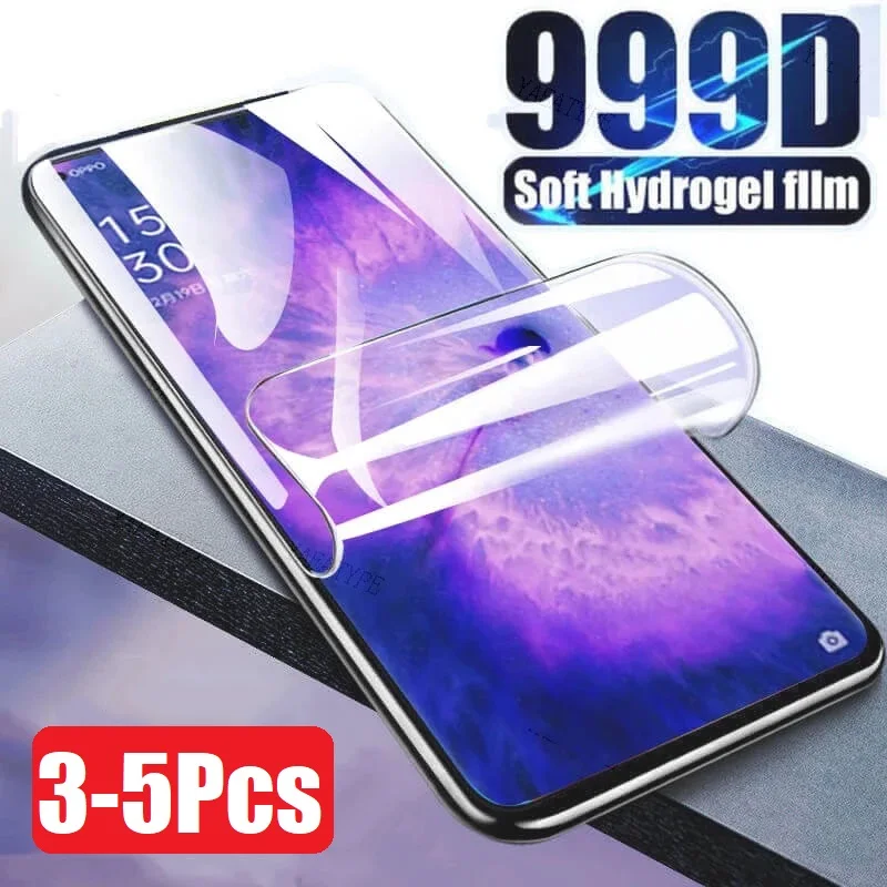 3-5Pcs Hydrogel Film For Huawei P50 P30 P60 P20 P40 Mate 60 Pro 20 20X 50 40 Lite Screen Protector For Huawei P Smart 2019