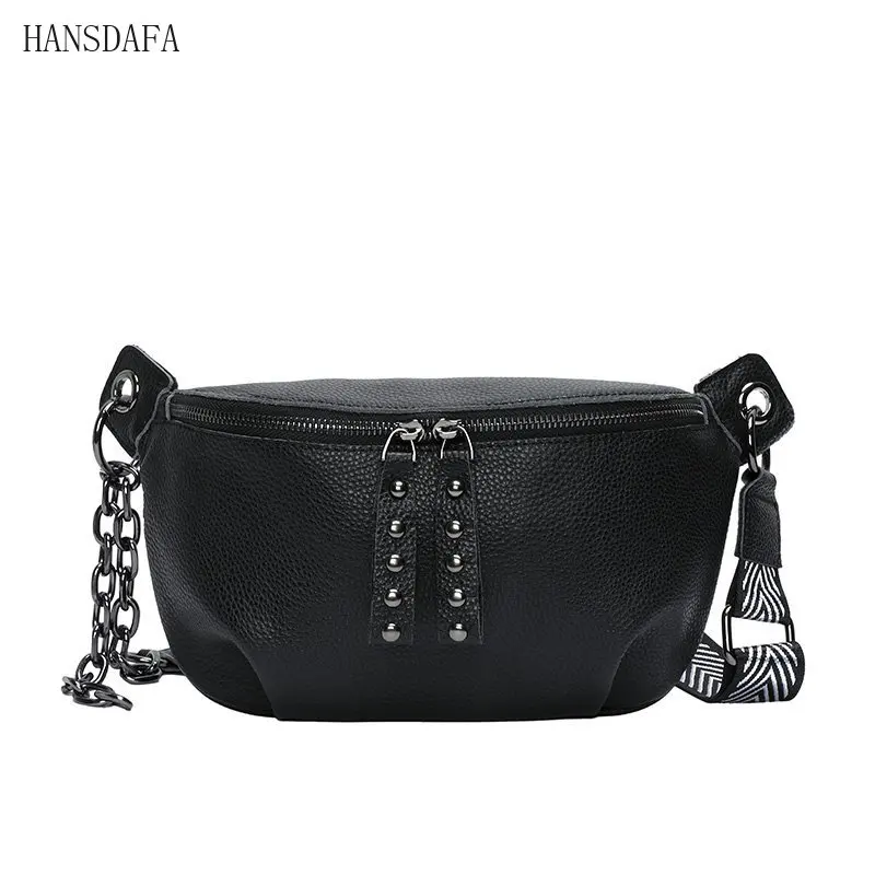 

High Quality First layer cowhide Women Handbag 100% Genuine Leather Ladies Shoulder Bag Designer Chain Female Messenger Tote Bag