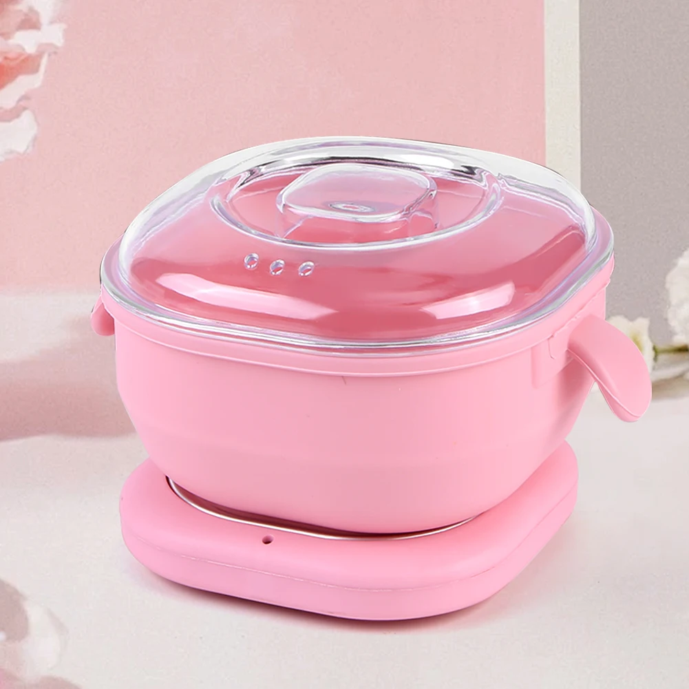Silicone Wax Warmer Foldable Wax Heater 100W Portable Pot 400ml Electric Hot Warmer Machine for Hair Removal