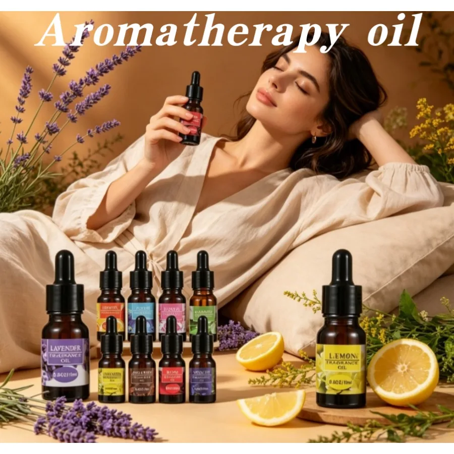 10ml Air Freshener Deodorant Bathroom Air Fresh Essential Oil Purifier Fragrance Car Aromatherapy Diffuser with Dropper