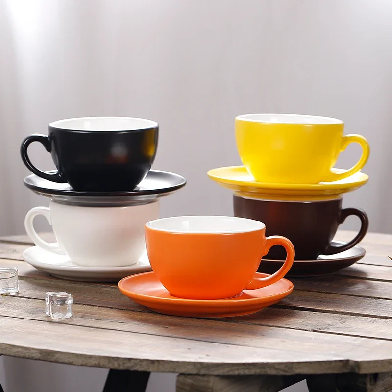 YBK Tech Set Tazza E Piattino In Bone China: Eleganza Retrò Per Il Tuo Tè O Caffè, Capacità 200ml (Modello #1)