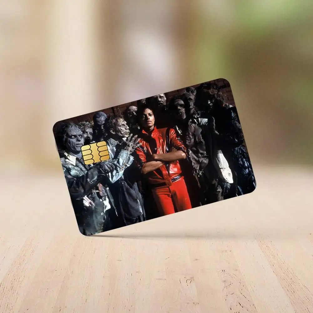 Sänger Michael Jackson Kreditkarten-Aufkleber, Haut für Bank-Debit, dekorativer Schutz, 4 Stück, kratzfest, wasserdicht – Detail 8