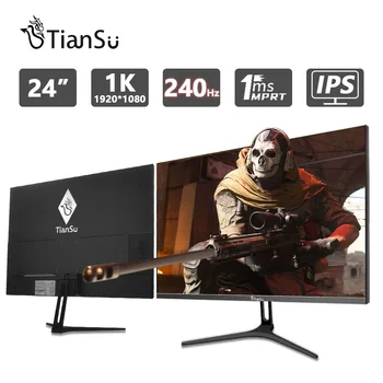 TIANSU PC HDMI FHD 디스플레이 IPS 데스크탑 컴퓨터 화면 DP 게이밍 모니터, 24 27 인치 모니터, 165Hz, 240Hz, 1080P, 144Hz