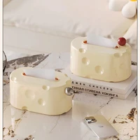Cheese Non Perforated Multifunctional Wall Mounted Waterproof Toilet Paper Holder Household Coffee Table Paper Drawer Box 2