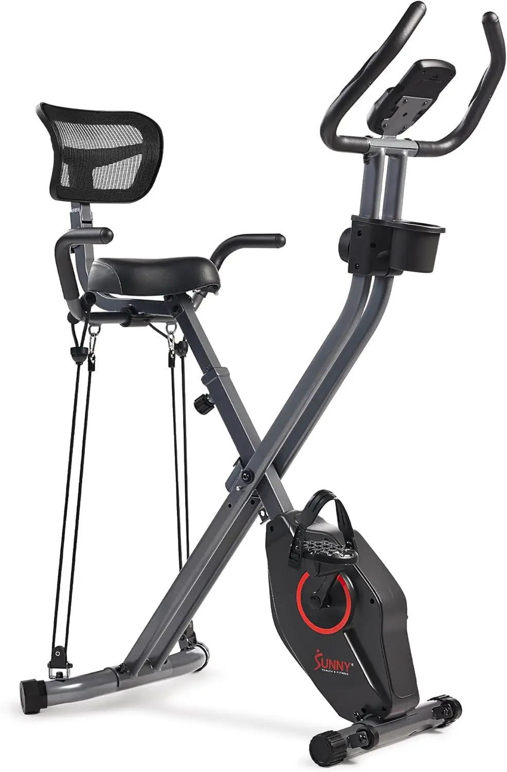 Health & Fitness Smart Folding X-Bike, Portable Compact Exercise Bike for Indoor Cycling Workout, Home Cardio Training Mac