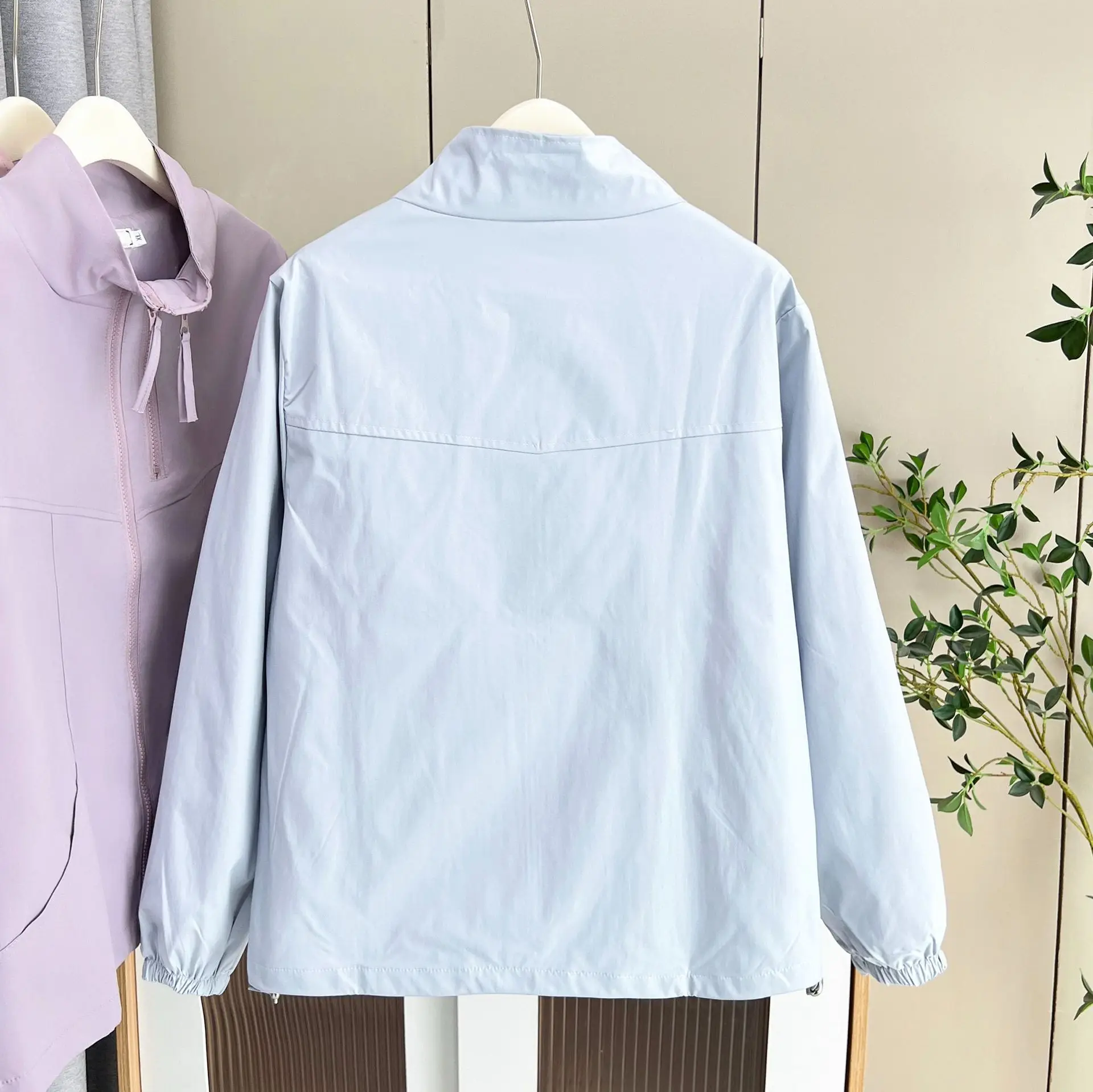 Fashion Plus Size Women's Outdoor Jacket 2025 Autumn New Stylish three-dimensional Zipper Coat 2192