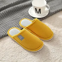 Japanese Non-Slip Shoes Spring Autumn Winter Couple Mute Soft Slippers Bottom Thick Soft Men Women Indoor Floor Flat Home Shoes