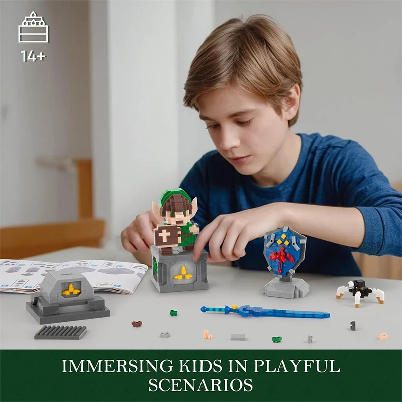 Lego Moc Link Zelda BOTW Bouclier Epee
