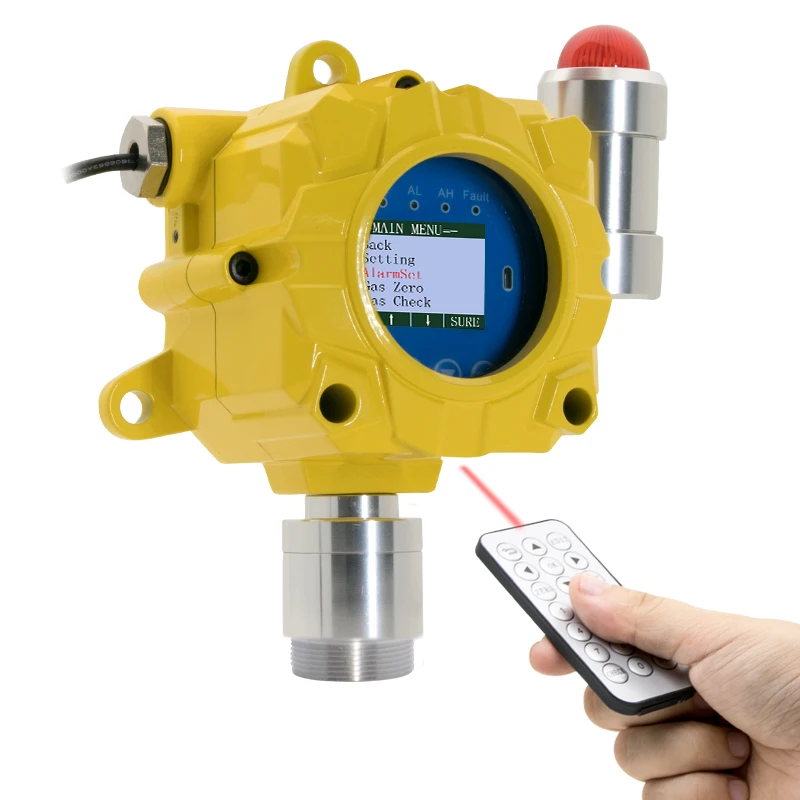 

K-G60 new type online gas monitor fixed gas leak detector CH4 H2S O2 CO CO2 NH3 SO2 VOC C2H4