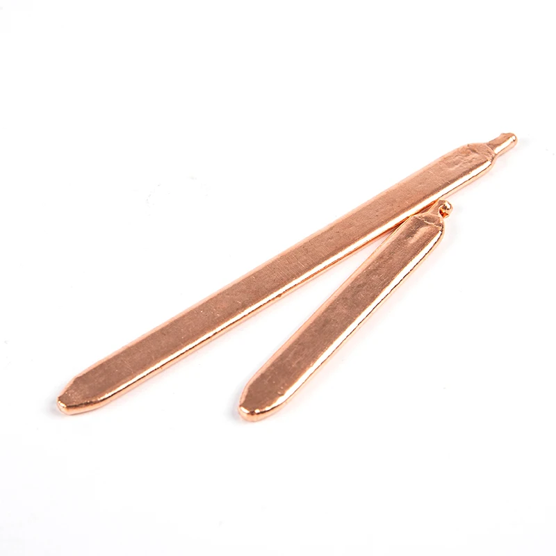 Měď trubice DIY počítač notebook chladící notebook horko pípat plochý trubice 60mm-150mmcopper trubice plochý chladičem