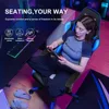 Gaming Chair with Footrest, Ergonomic Computer Game Desk Chair, Reclining Gamer Chair Seat Height Adjustment, Swivel Rocker 4