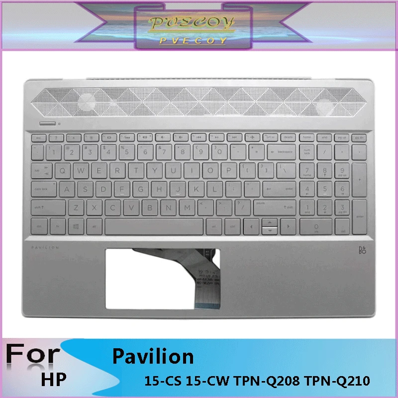 hp-pavilion用ラップトップキーボードケース上部カバー新品およびオリジナル英語版15-cs15-cwtpn-q208-tpn-q210