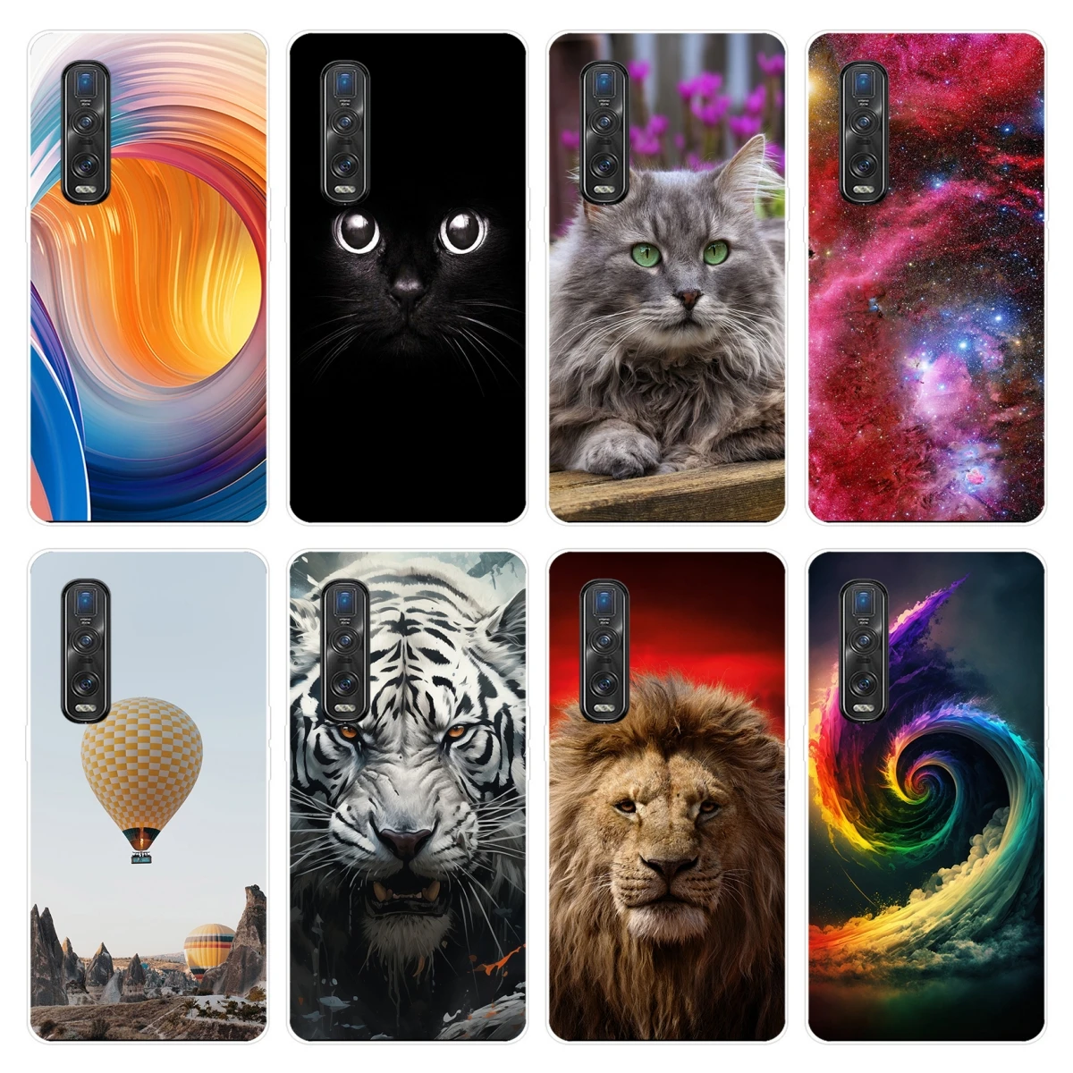 Per Oppo Find X2 Lite Custodia Trasparente Morbida Tpu Cover Per Oppo Find X2 Neo Case Silicone Clear Bumper On Per Oppo Find X2 Pro