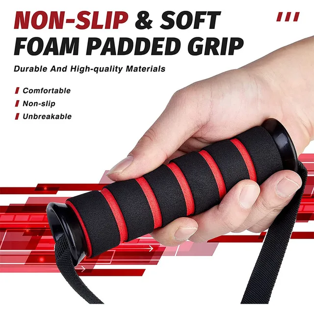 Heavy-Duty D-Ring Gym Handles 4
